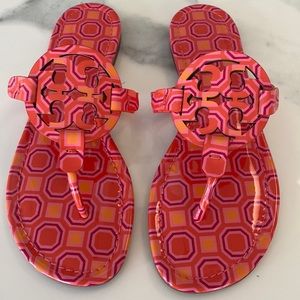 Never worn Tory Burch Miller Patent Leather Sandals